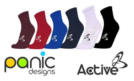 Active23 SportGrip Paquet de 3 Paires de Bas Anti-Dérapants - Taille 9 à 12 (26 cm)