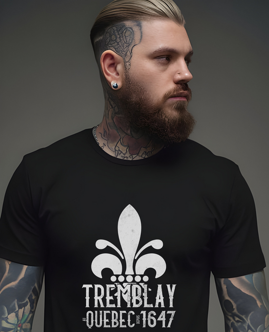 T-Shirt Gildan 8000 DryBlend – Famille du Québec - Tremblay